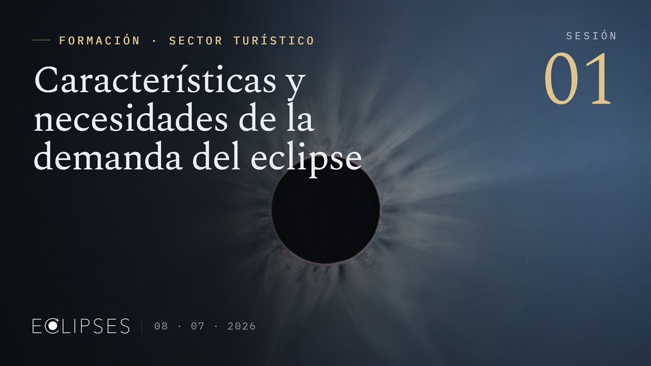 Sesión 1 · Características y necesidades de la demanda del eclipse